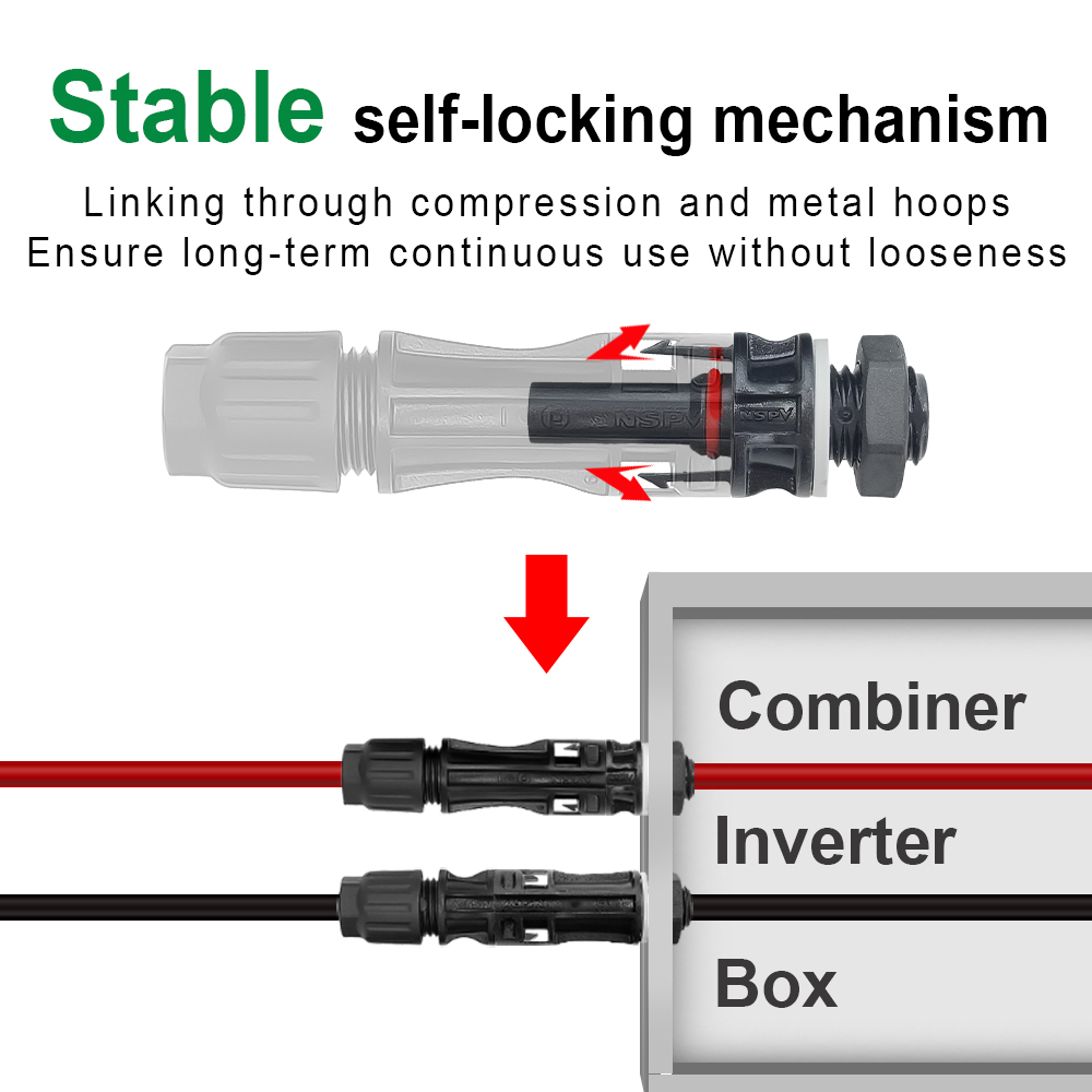 NSPV DC 1500V Solar Panel Connectors 3