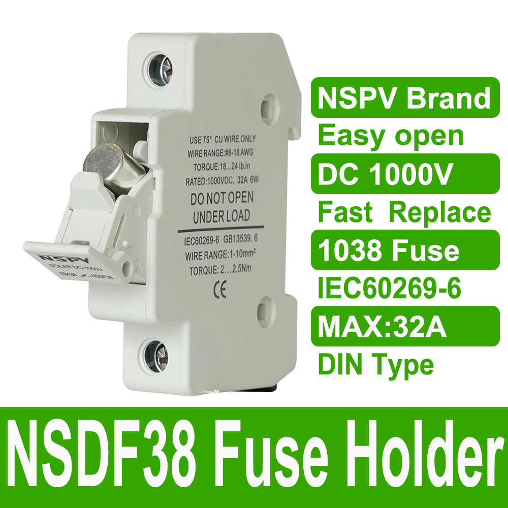 NSPV Solar DC 1000V Fuse Holder 3