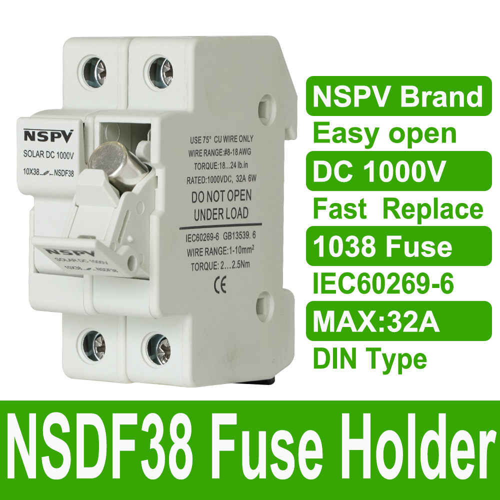 NSPV Solar DC 1000V Fuse Holder 4