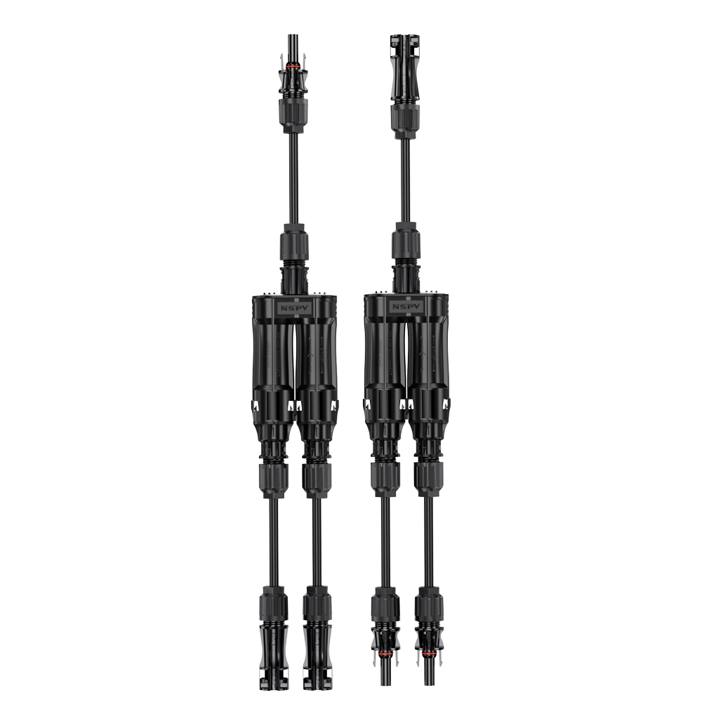 NSPV Solar branch fuse connector 4FBCC-15 DC1500V Y cable harness wiring solution 1
