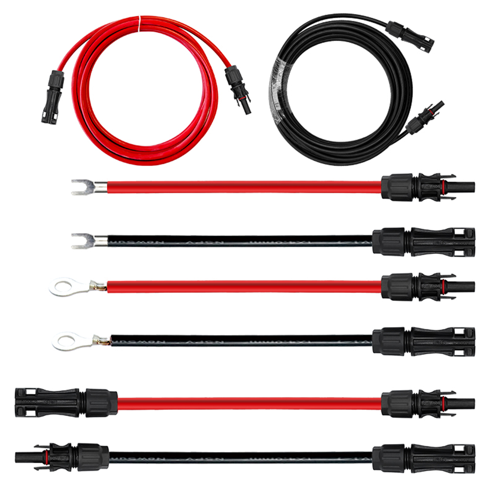 Custom Solar PV Extension Cable with Various Terminals & Connectors assembly 1
