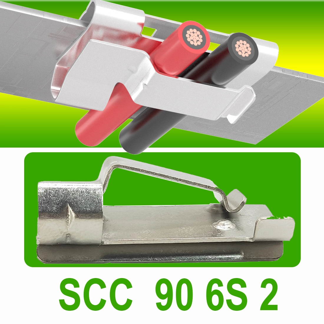 مشابك كابلات الطاقة الشمسية من الفولاذ المقاوم للصدأ والأشعة فوق البنفسجية - حلول التصميم والتصنيع حسب الطلب 1