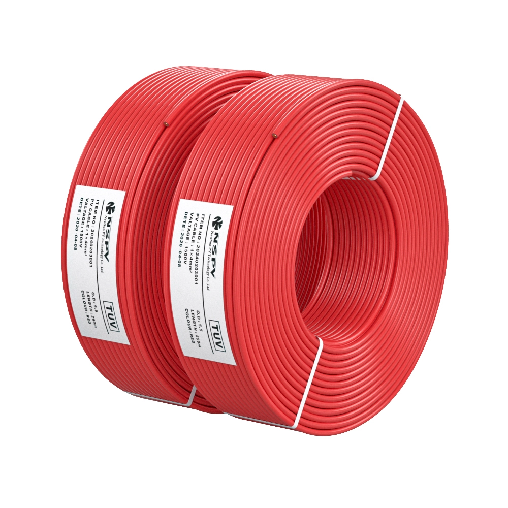 Cabo solar resistente a roedores e cupins 1500V XLPO | H1Z2Z2-K 1