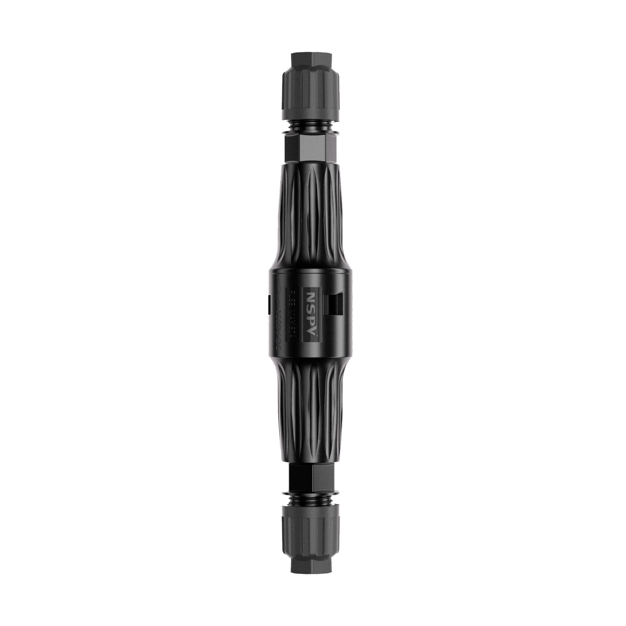 Solar PV Fuse Connector Inline 20A to 50A 1500V DC IP68 TUV ETL 1