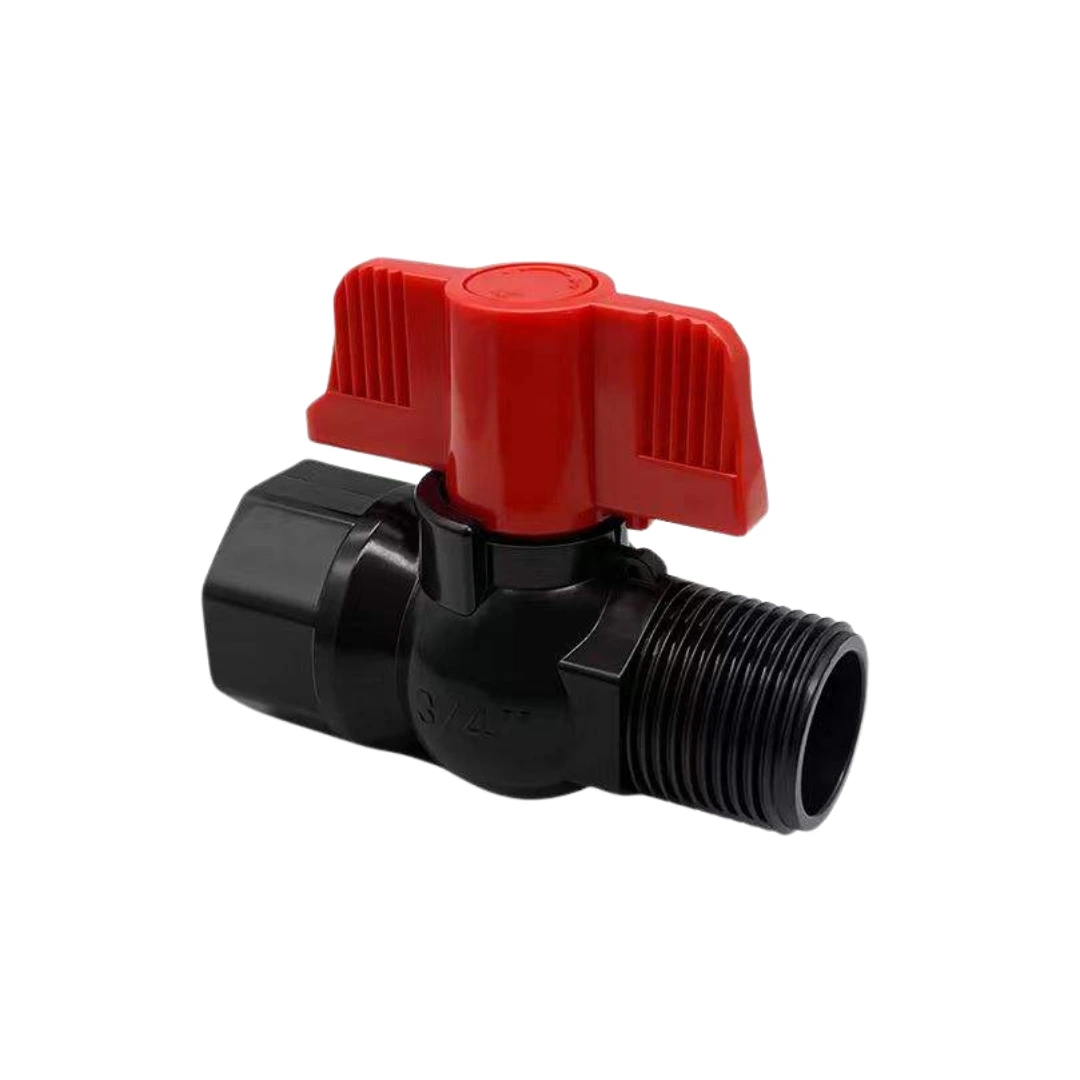 PVC Ball Valve – Blue Handle, Male & Female Threaded Water Supply Series-LK AGRI 1