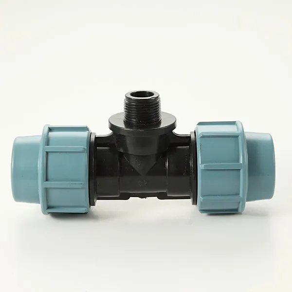 Быстроразъемный тройник с наружной резьбой PN10 1