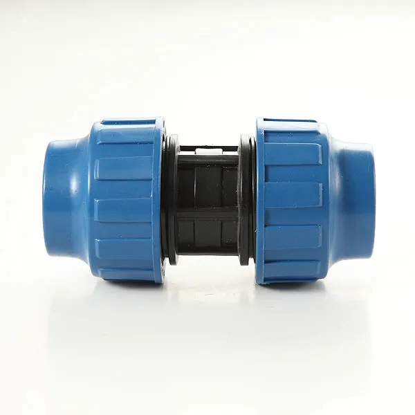 Conectores de compresión azules PN16 1