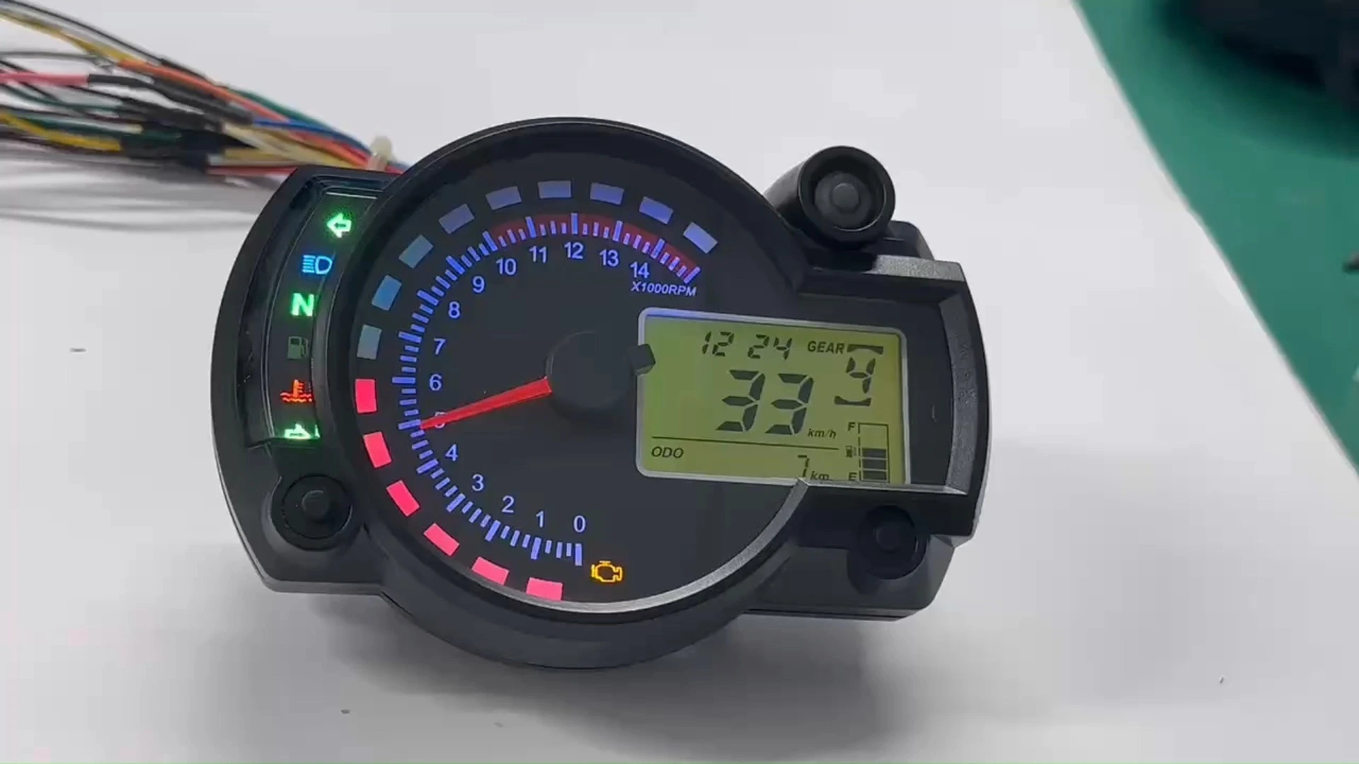 Digital Speedometer for universal  Aprilia GPR150cc 、KOSO RX2N 、Kawasaki Ninja 250、Ninja 250r、EX11 Benelli BN60 1