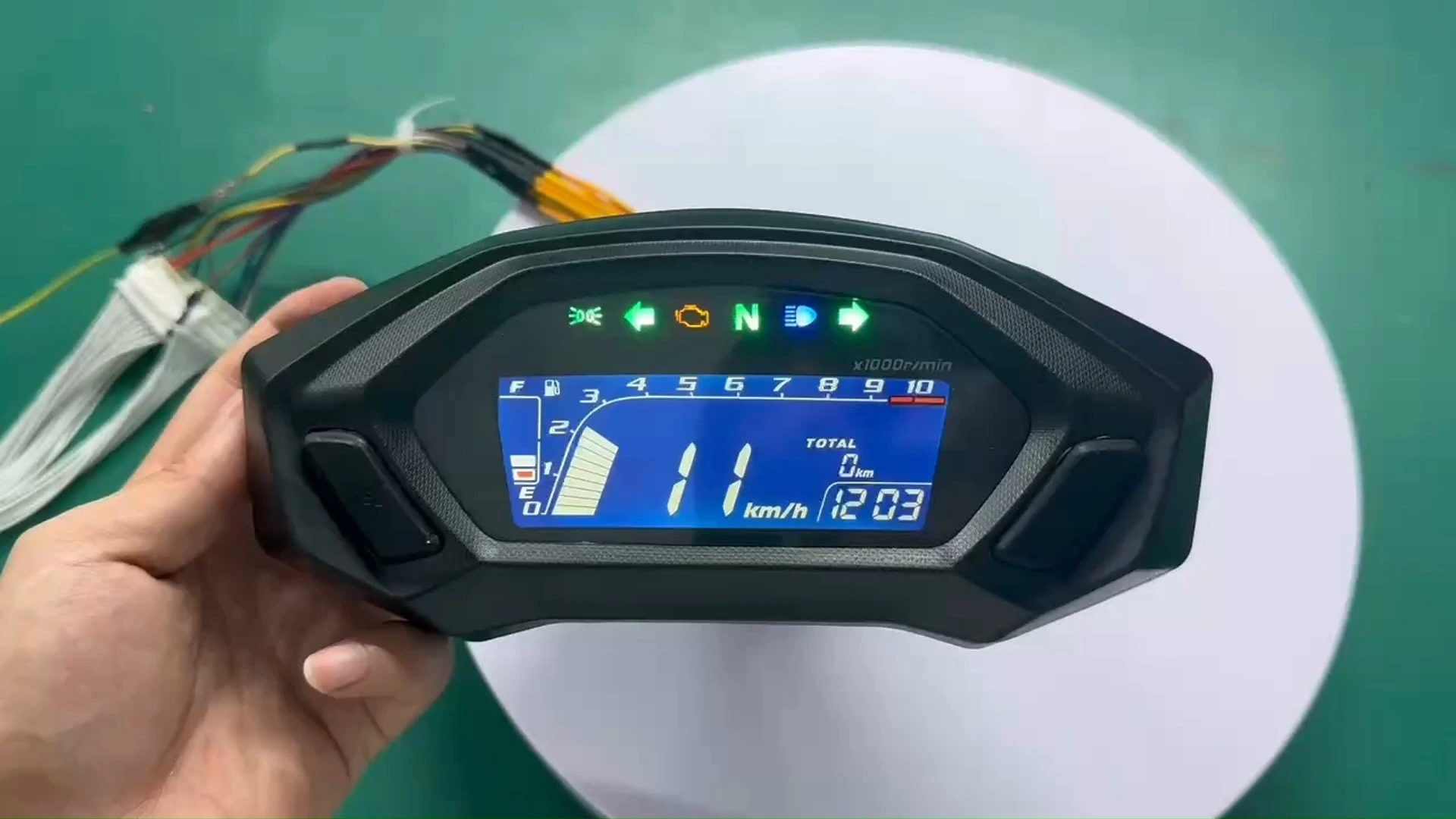 لوحة عدادات دراجة نارية لهوندا CBF190R CB190 عداد سرعة رقمي 1