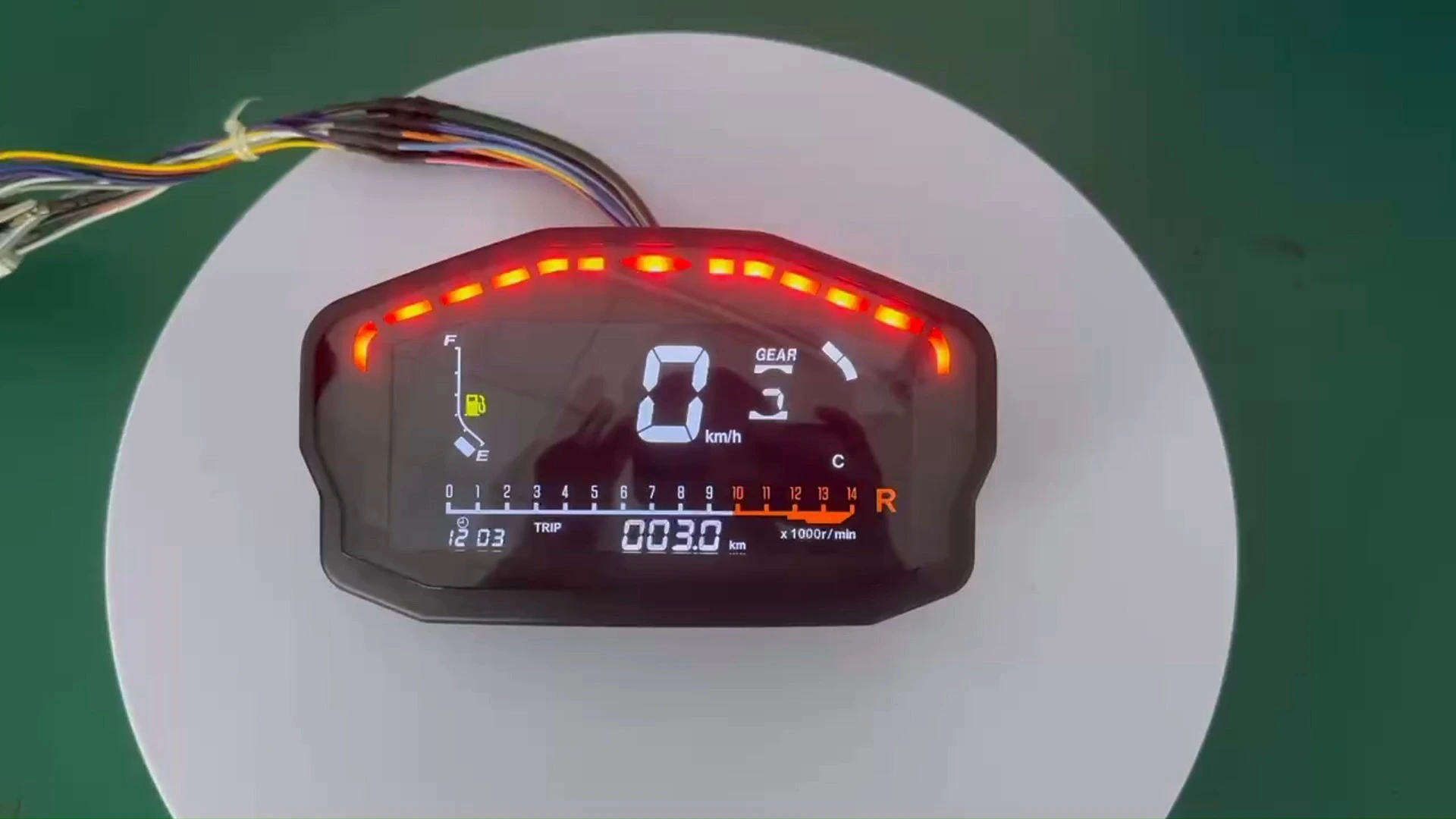 عداد سرعة رقمي عالمي للدراجات النارية لطرازات هوندا 1