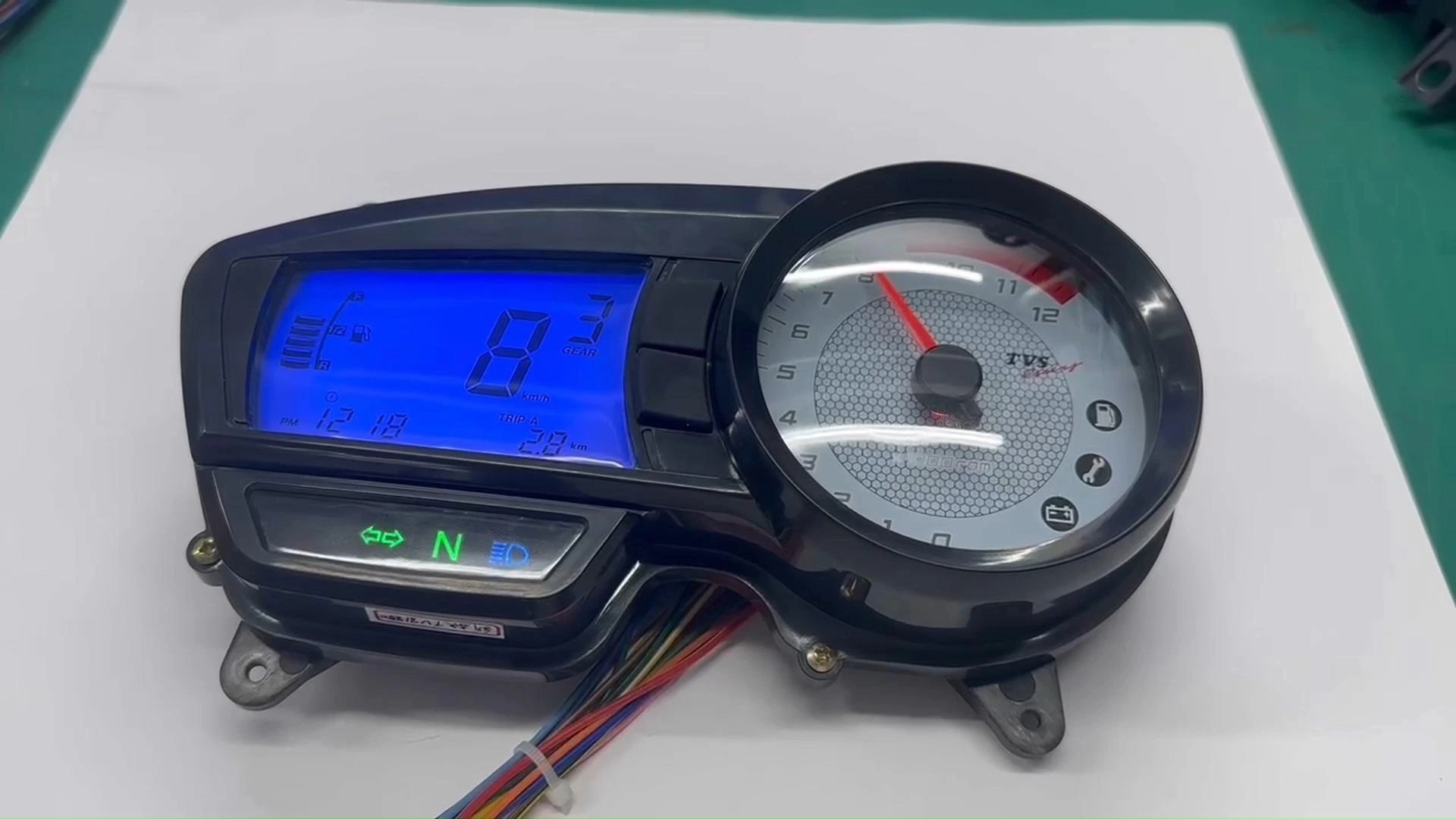 Digital Speedometer for TVS Apache RTR 160 TVS Apache RTR 180 1