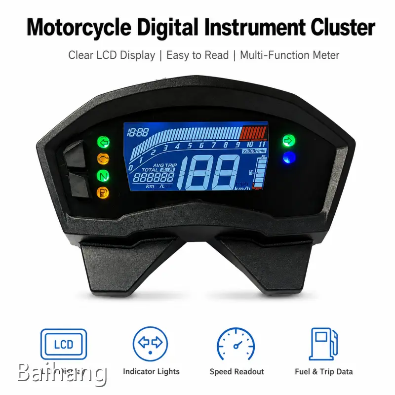 Motorcycle Speedometer in Stock Wholesale - Baihang 1