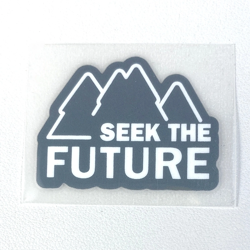 Reflective Silicone Label Custom Garment Heat Transfer Printing 1