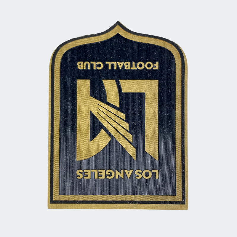 Headwear Silicone Label Custom Heat Transfer Rubber Badge 1