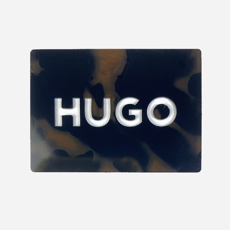 Custom Plated 3D TPU Badge, High-Frequency Heat Press Apparel Logo Label, High-Frequency Embossed Heat Press Label 1