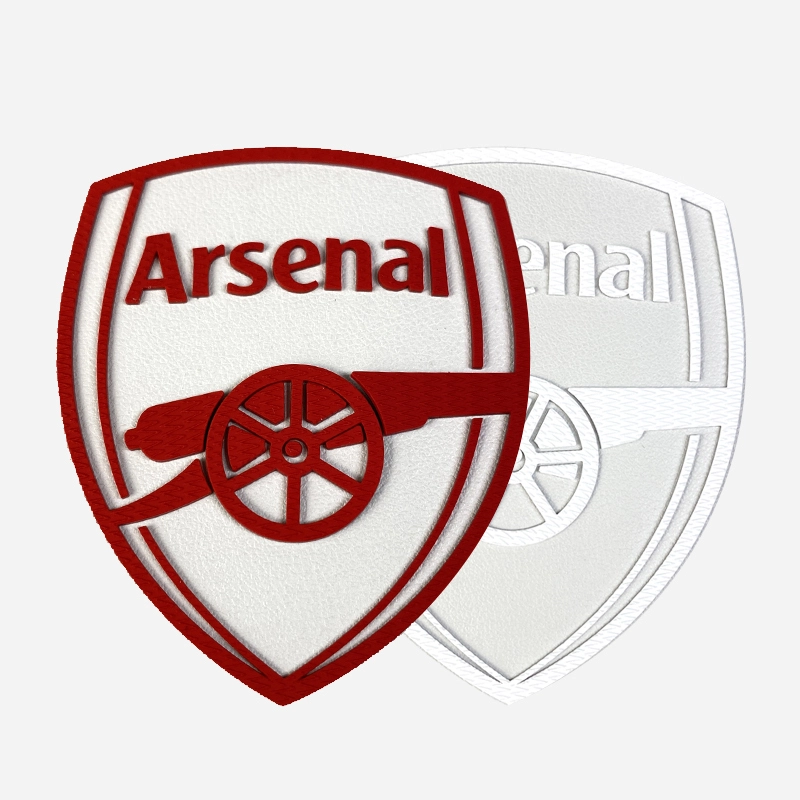 Custom 3D Raised Heat Transfer Labels - Thick Silicone Logo Stickers - Offset Silicone Heat Transfer Designs 1