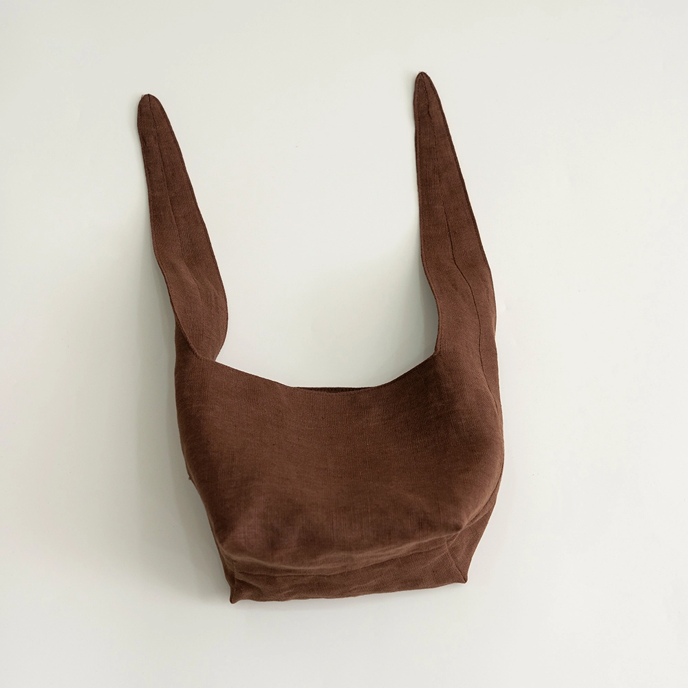 Luxury French Linen Fabric Pouch Small Size Travel Jewelry Bag for Women Girls 1