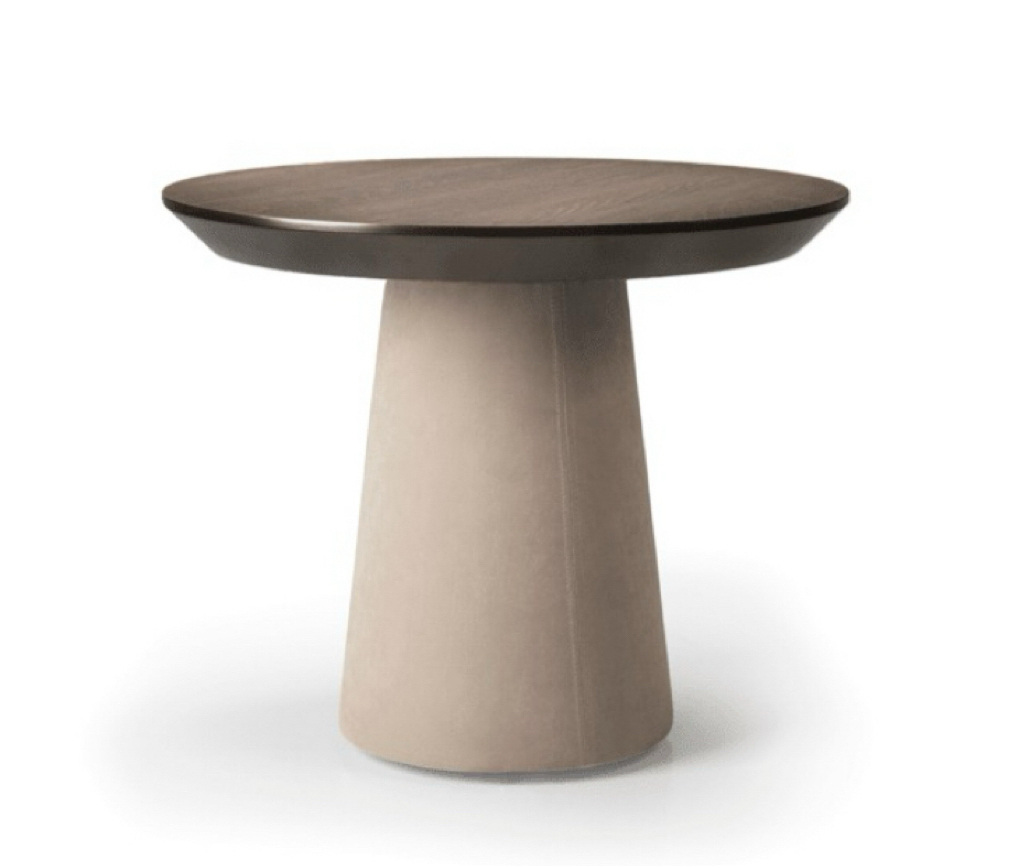 Hotel Guest Room Side Coffee Table - Wood Top with Upholstered Base | Luxury Modern Hotel Furniture C-1003 1