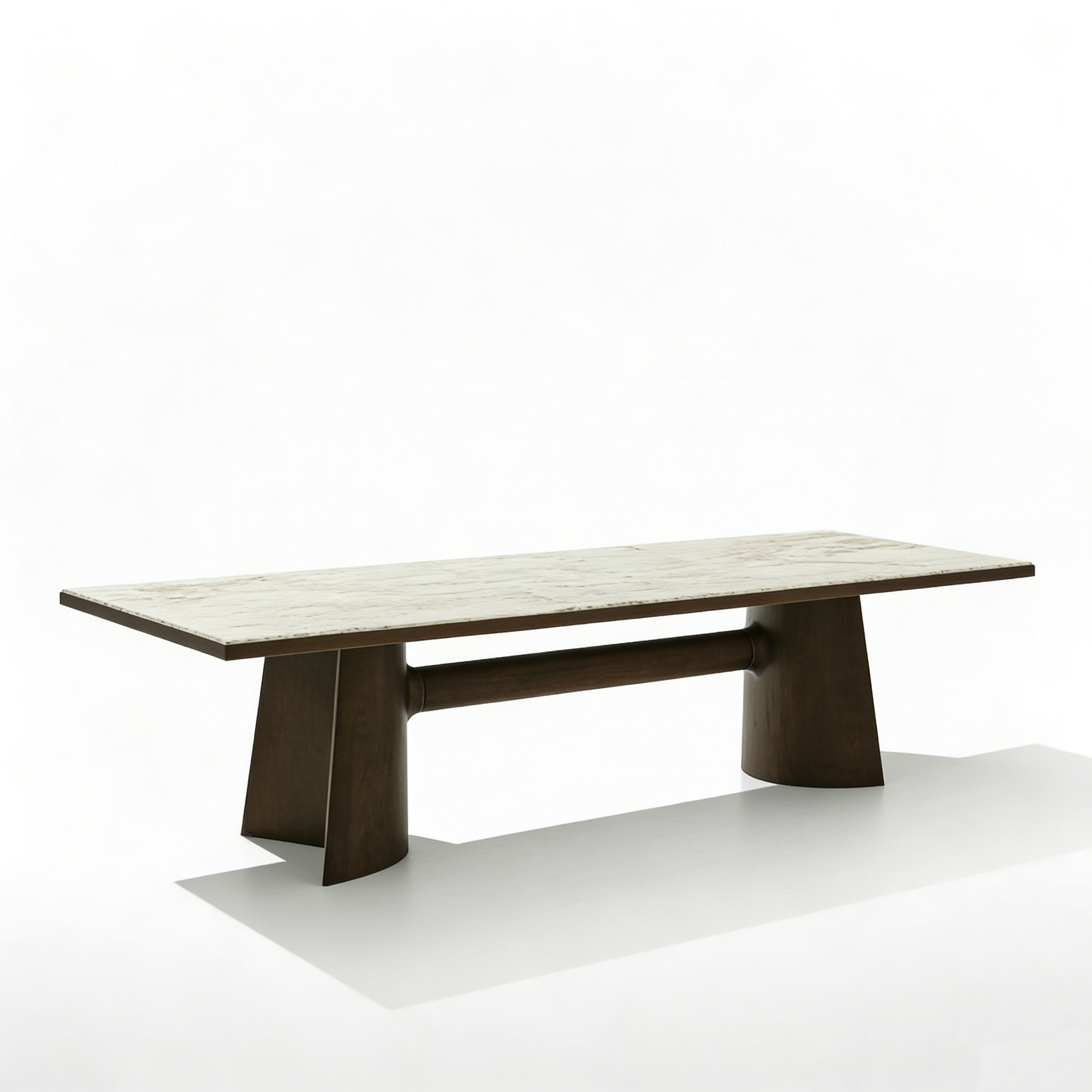 Hotel Rectangular Dining Table - Marble Top with Solid Base | Luxury ...
