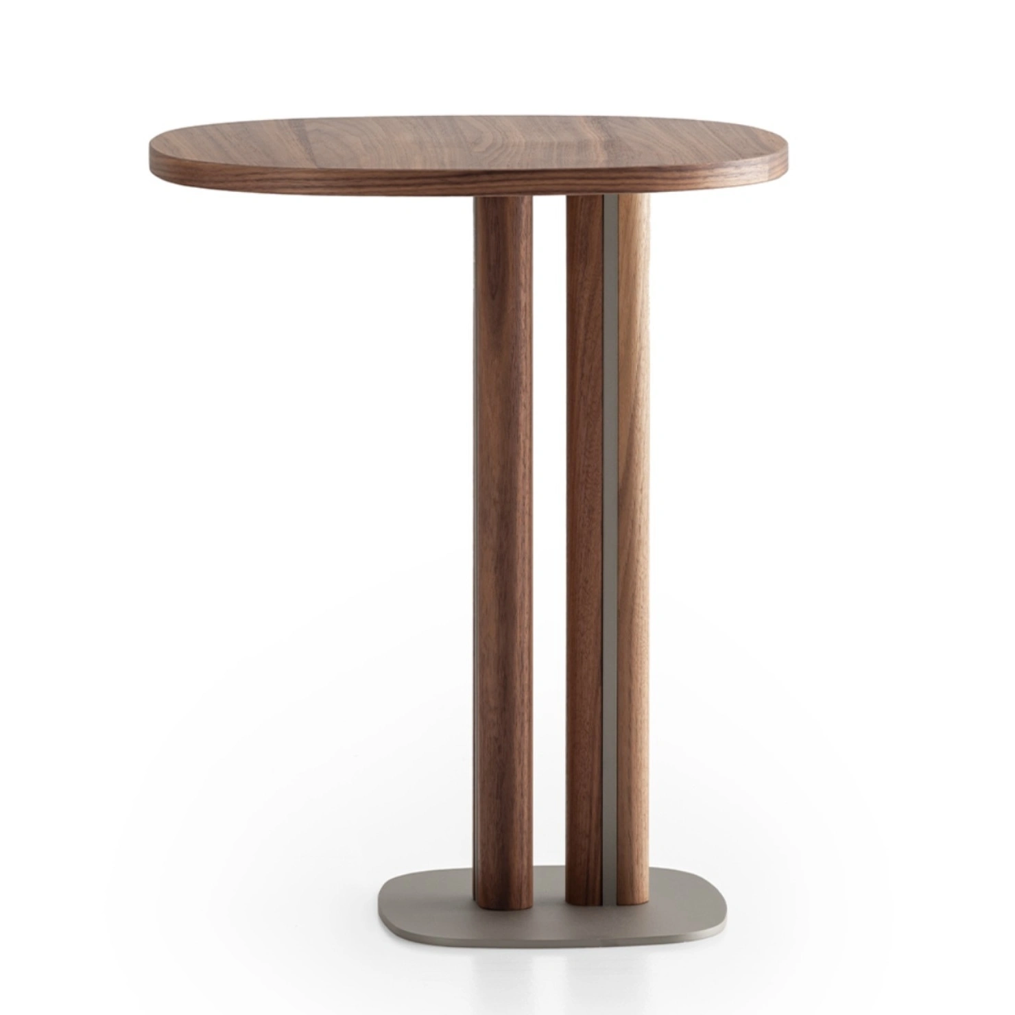 Hotel Coffee Table - Walnut Wood with Metal Base | Modern Hotel Lounge & Guest Room Furniture C-1014 1