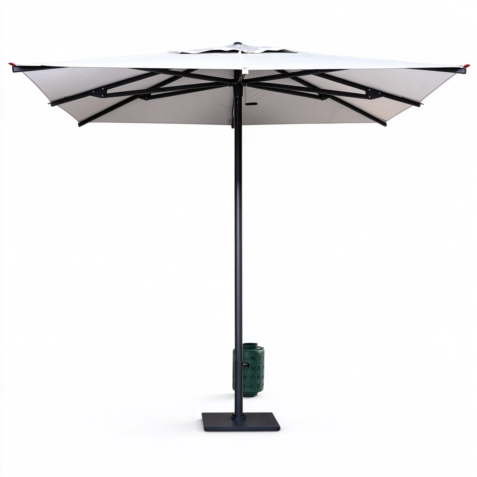 Hotel Square Center Post Umbrella｜ Fade Resistant for Resort Terrace R-1006 1