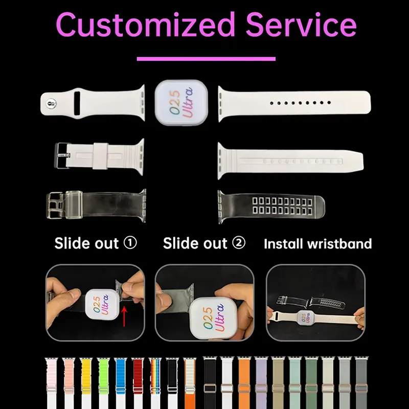 Detachable strap designs for stadium concert LED wristbands