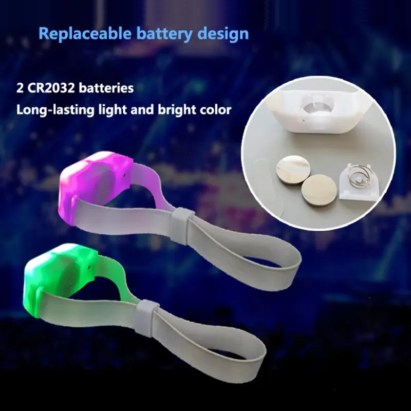 Concert & Event LED Light-Up Products 2.4g Led Wristband System Supplier 3