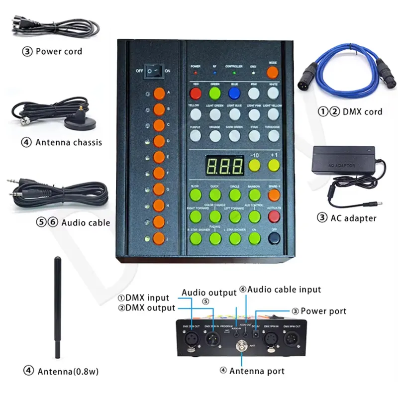 Concert & Event LED Light-Up Products 2.4g Led Wristband System Supplier 5