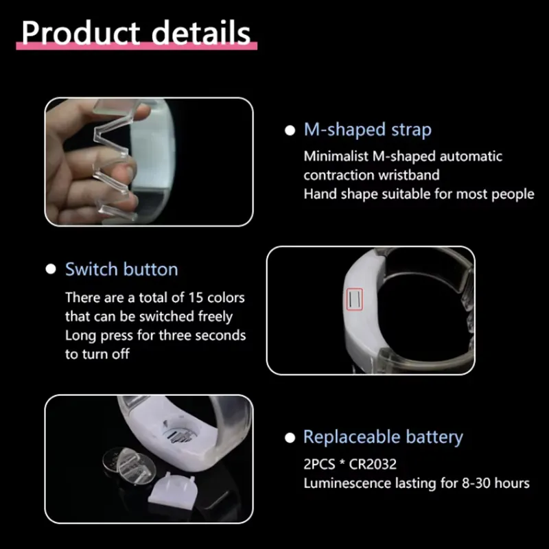 LED Wristband Led Wristbands for Events Supplier 5