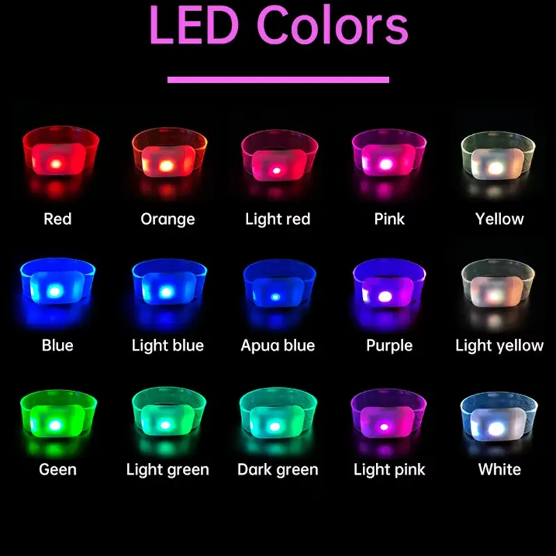 Illuminated Wristbands Concert & Event LED Light-Up Products Wholesale - Zhongda LED 3