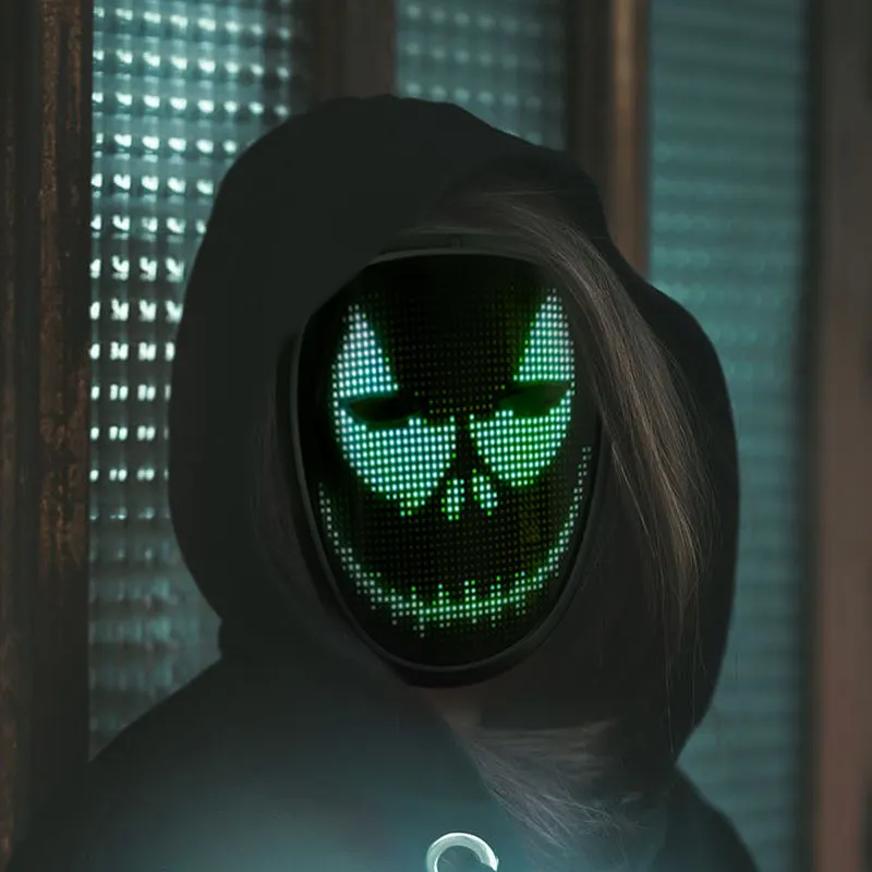 Long Lasting Customizable Led Face Mask for Event 4