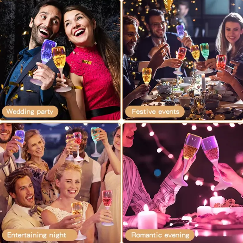 Crowd Interaction with LED Induction Glasses at Luxury Brand Launch Party