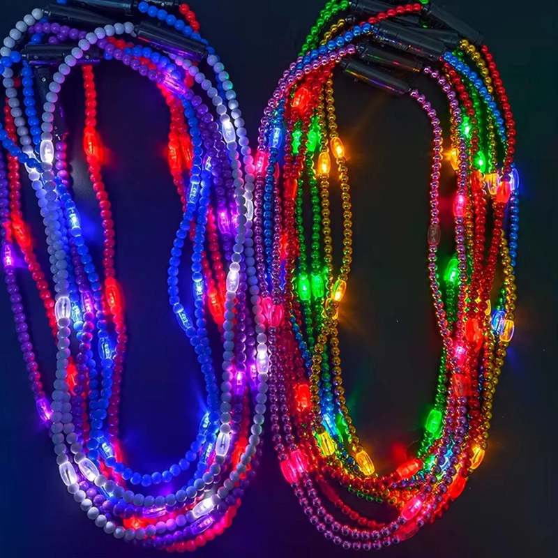 LED Mardi Gras Bead Necklace for Events 1