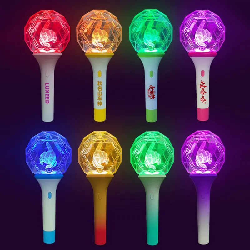 Custom K-pop light sticks manufacturer for fan club merchandise