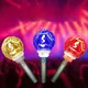 Wholesale custom-molded LED light sticks with 3D logo inserts