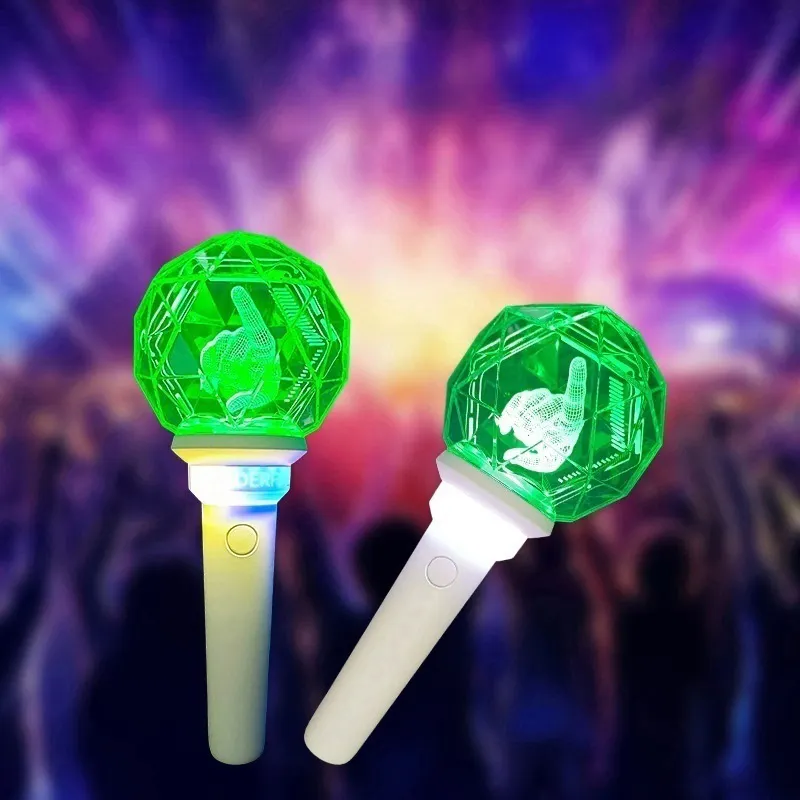 Vibrant RGB light-up sticks for music festival interactive experiences