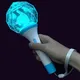 Ergonomic handle design for custom concert light sticks