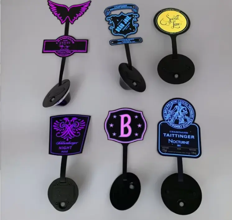 Customized design EL Bottle Label Sticker