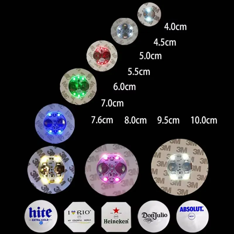 Safe to Use Led Coaster Lights for Bottles Factory Direct Supply for Entertainment 4