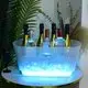 Clear LED ice bucket 16L for bottle presentation on VIP tables