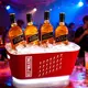 LED ice bucket with full artwork printing for bar promotions and brand activation