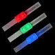 Bulk multicolor RF-controlled elastic wristbands for stadium-scale crowd synchronization.
