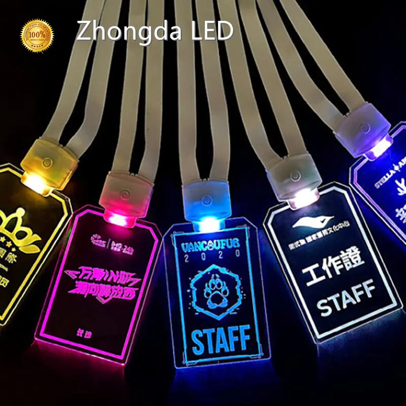 Zhongda LED Led Badges Factory 1