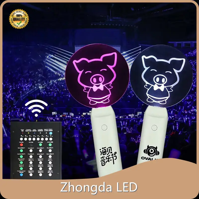 For Concert Custom Acrylic Light Stick Manufacturer by Zhongda LED 1