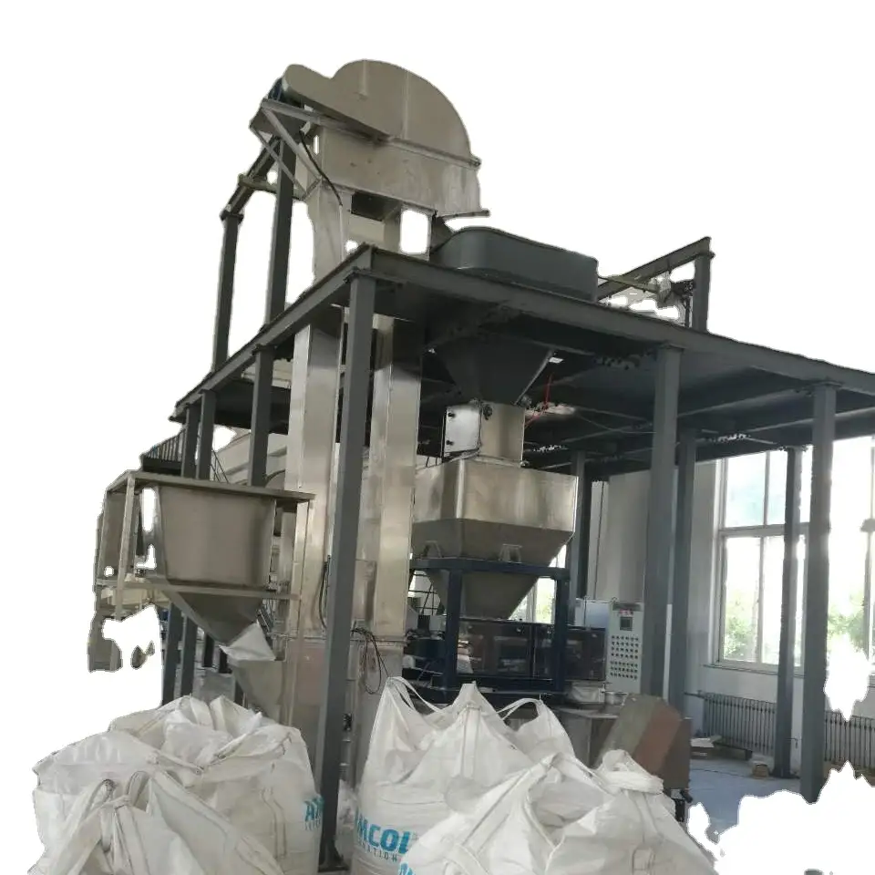 Detergent base powder intermittent post blending production line / Washing powder mixing machine 1