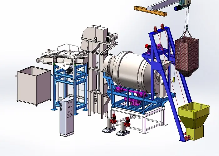 Low Investment Detergent Base Powder Post Blending Line with Mixer
