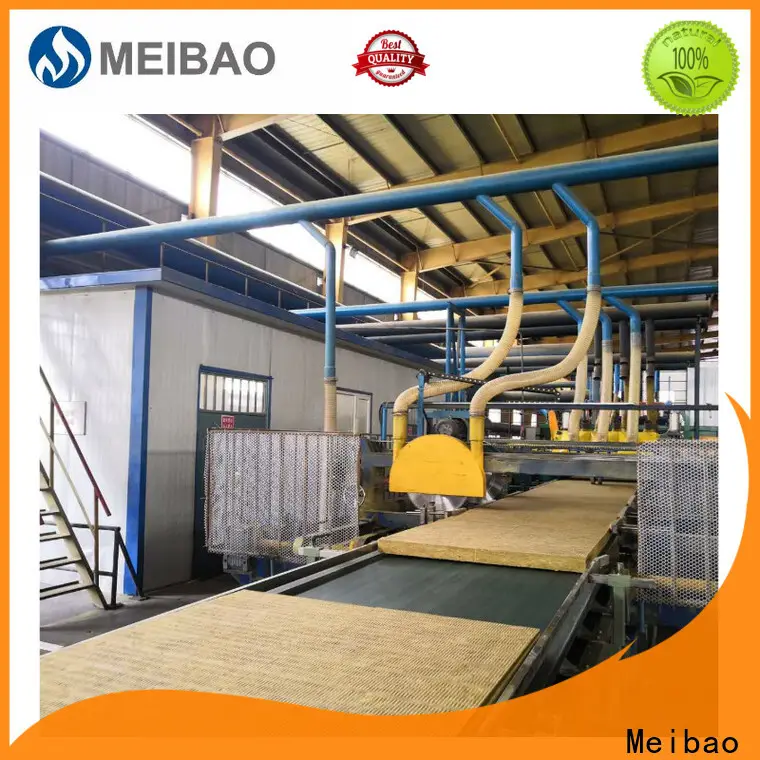 Meibao high-quality rockwool sandwich panel production line factory direct supply for rock wool 1