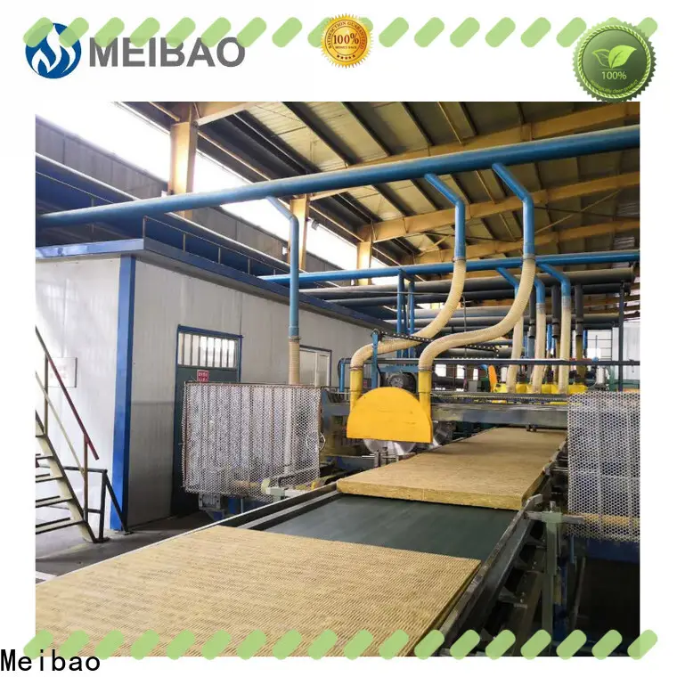 Meibao rockwool sandwich panel production line manufacturer for rock wool2 1