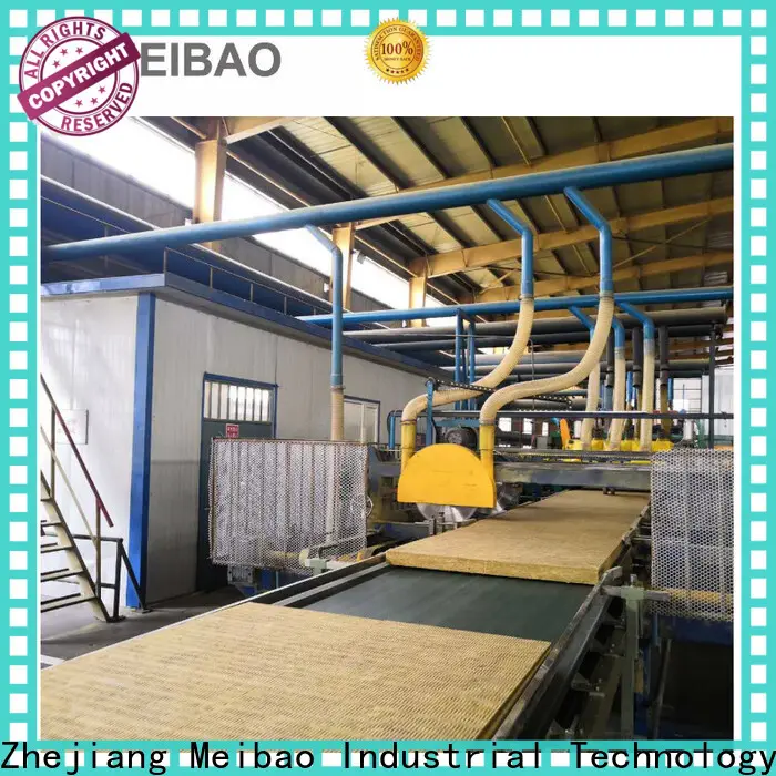 Meibao best rockwool sandwich panel production line supplier for rock wool 1