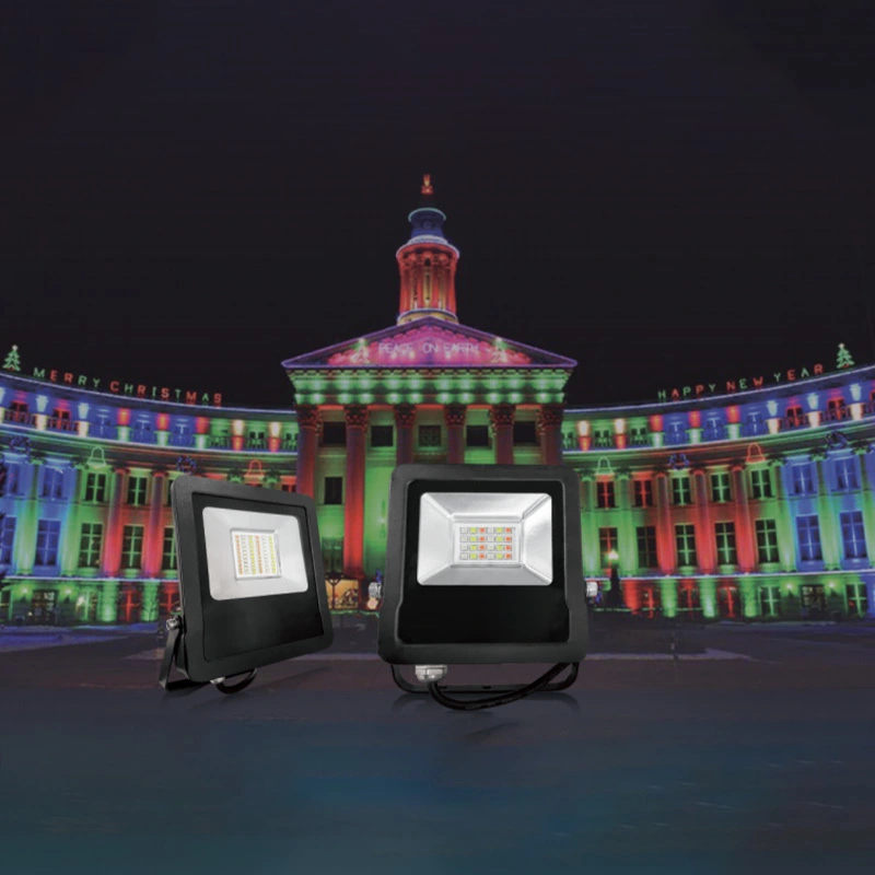 RGB LED Flood Light with Remote Full Color & Dynamic Modes 1